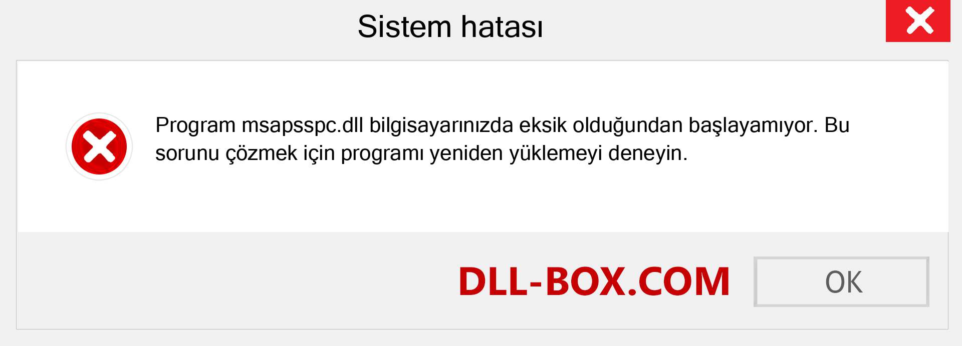 msapsspc.dll dosyası eksik mi? Windows 7, 8, 10 için İndirin - Windows'ta msapsspc dll Eksik Hatasını Düzeltin, fotoğraflar, resimler